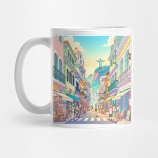 Rio de Janeiro Street Illustration Mug